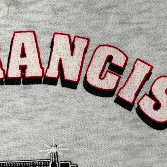 Vintage Sweatshirt San Francisco California The Rock Pullover Sweatshirt - Picture 6 of 7